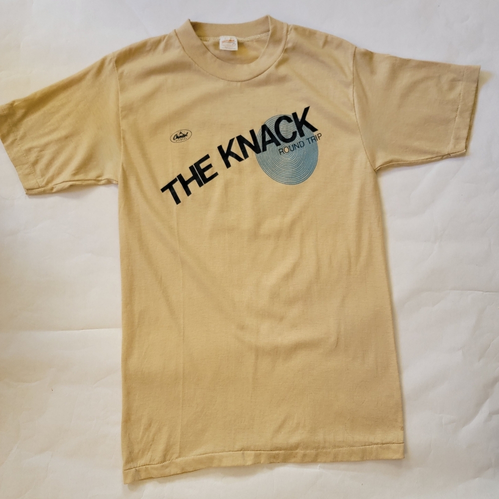 THE KNACK TSHIRT Concert Tour 1981 VTG WLIR 92.7FM Malibu Club Long Island NY